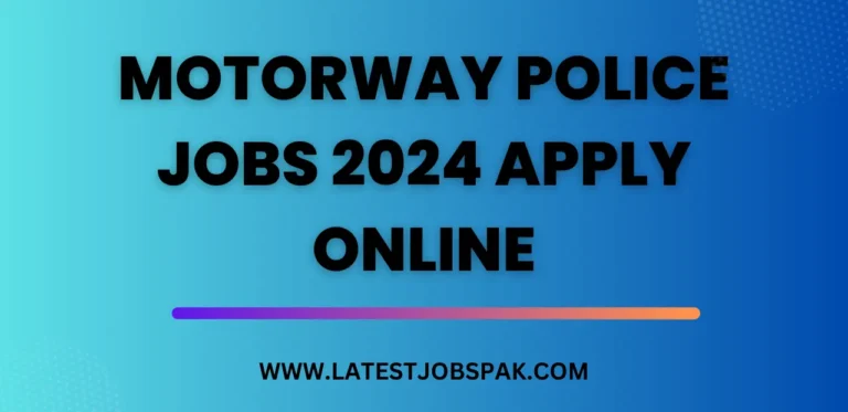 Motorway Police Jobs 2024 Apply Online